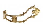 Open Plume Leaf Tie Back Hooks							